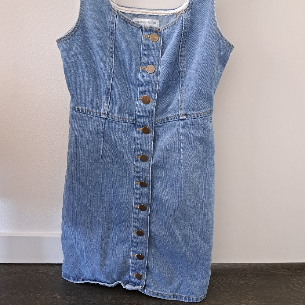 UO denim mini dress